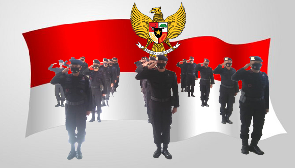 Satbrimob Polda Jawa Tengah mengikuti Peringatan Hari Kesaktian Pancasila secara virtual (sumber: Humas Satbrimob Polda Jawa Tengah)