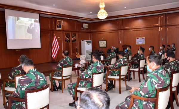 Peringatan HUT TNI ke-75 secara virtual