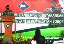 Photo of Danrem 061/SK Silaturahmi dengan Jurnalis Bogor
