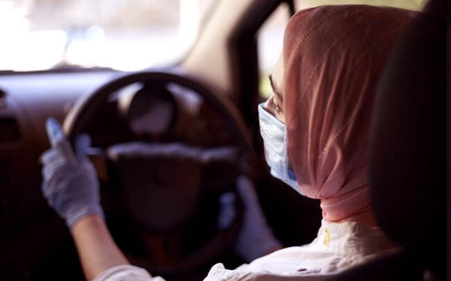 taxi, online, driver