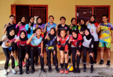 Photo of Tim Bola Voli Putri BK Porda Cimahi Lakukan Latihan di GOR Sangkuriang Cimahi