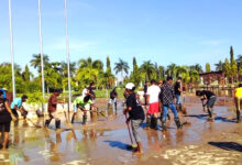 Photo of KPKers Timor Leste Bersama F-FDTL Bantu Bersihkan Istana Kepresidenan
