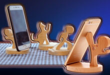 Photo of Ayo Pakai Standing Handphone Unik dari Bahan Kayu