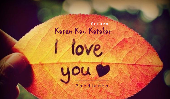 cerpen kapan kau katakan i love you karya poedianto