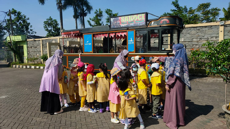 Persiapan naik Bus Sakoci