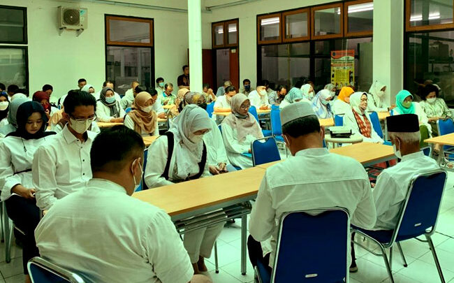 Suasana perayaan Idul Adha 1443 H yayasan YAPARI-AKTRIPA