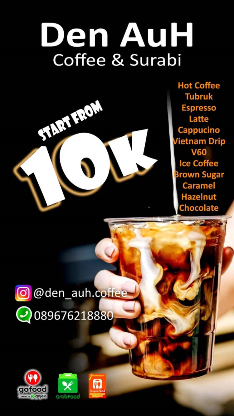 Menu Den AuH Coffee