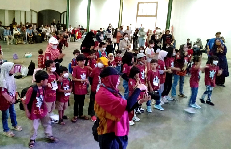 Suasana pembukaan acara pameran