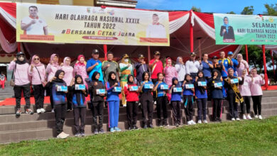 Photo of Dinas Kepemudaan dan Olahraga Kabupaten Pesawaran Memperingati Hari Olahraga Nasional ke-39 di Lapangan Pemkab Pesawaran