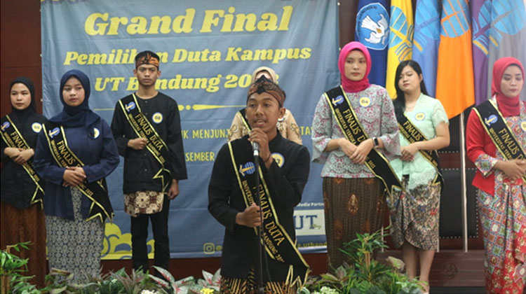 inalis pemilihan Duta Kampus UT Bandung 2022
