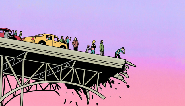Ilustrasi: Jembatan putus