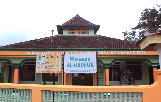 Masjid Al Ghafur, Wonogiri I, Kelurahan Kelapa Tujuh, Kotabumi, Kabupaten Lampung Utara