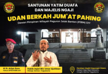 Photo of DPW Paguron Jalak Banten Nusatara (PJBN) Yogyakarta akan Gelar Santunan Yatim Duafa dan Majelis Ngaji “Udah Berkah”