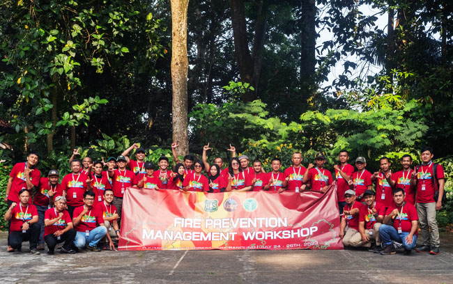 Foto bersama para peserta Fire Prevention Management Plan Workshop di Tahura Djuanda, Kota Bandung - (Sumber: PMN)