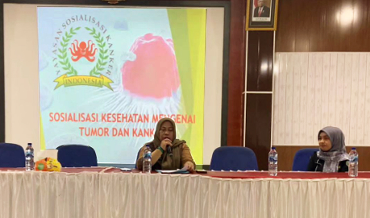 Sosialisasi kanker dan tumor di Lapas Kelas 1 Medan