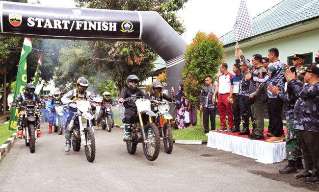 Pembukaan lacara Trail Adventure yang berlangsung pada Minggu, 24 September 2023 di Makodim 0204 Deli Serdang