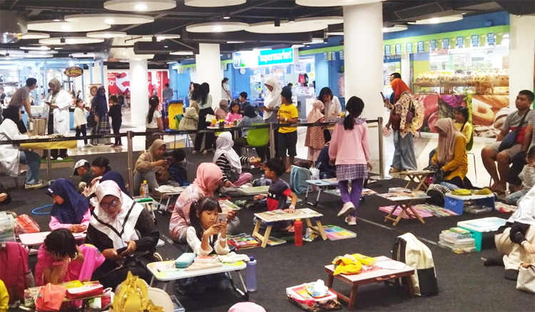 Suasana meriah acara We.Play yang berlangsung di Atrium Sumatera, Bandung Indah Plaza (BIP), Jalan Merdeka No.56, Kota Bandung - (Sumber: Rose/PMN)