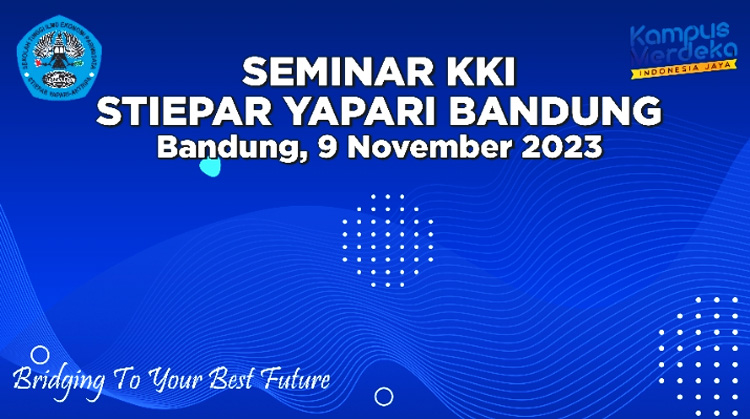 Pelaksanaan Seminar KKI 2023 yang dilakukan secara daring - (Sumber: Humas STTIEPAR YAPARI)