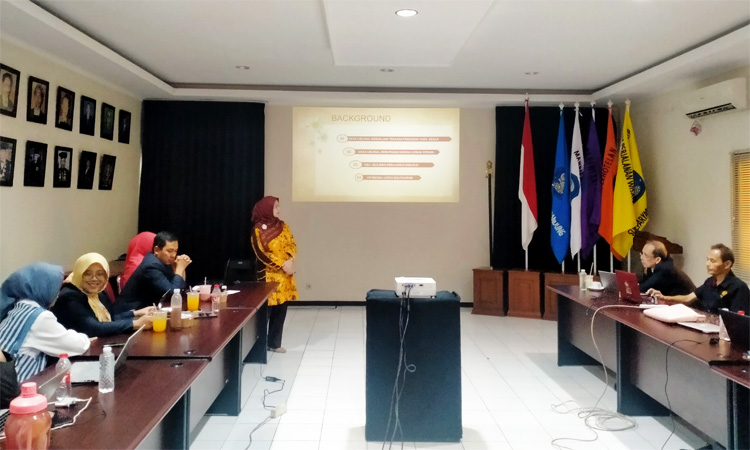 Suasana kegiatan Diseminasi Hasil Penelitian, PKM dan Buku Ajar Hibah Internal yang berlangsug pada Kamis, 29 Februari 2024 di Kampus STIEPAR YAPARI Bandung