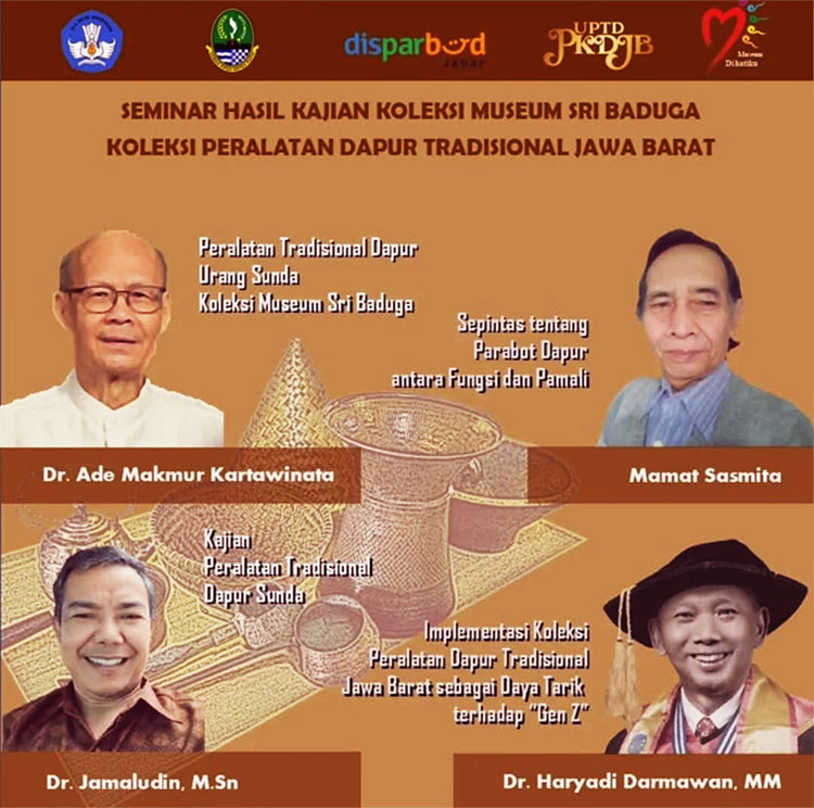 Narasumber seminar budaya bertajuk “Menggali Makna Budaya Peralatan Tradisional Sunda” yang digelar di Museum Sri Baduga Bandung pada Selasa (26/11/2024) – (Sumber: Didin/PMN)