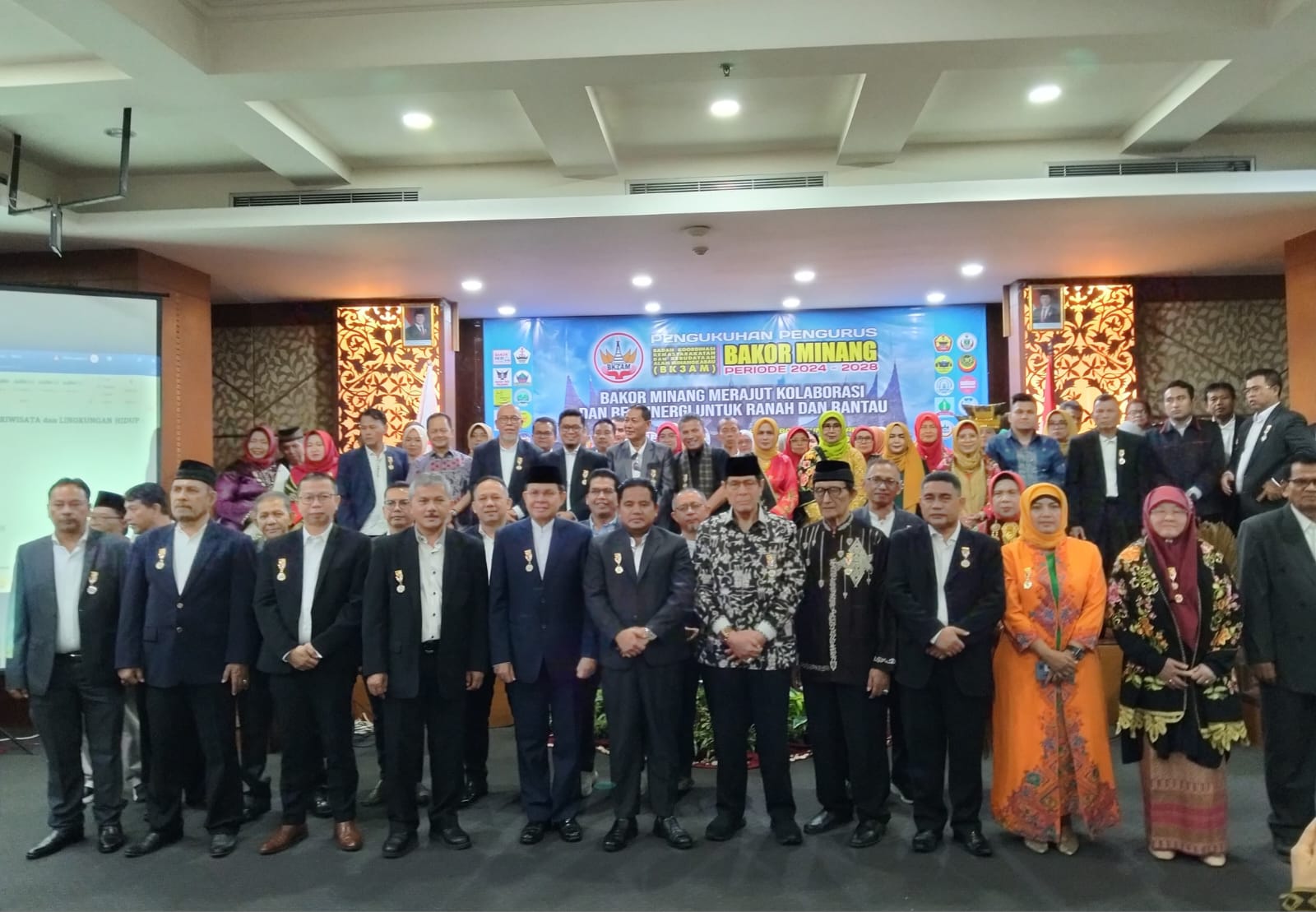 Pengukuhan Pengurus Bakor Minang Periode 2024 - 2028 di Hotel Balairung Jakarta, 25 Desember 2024
