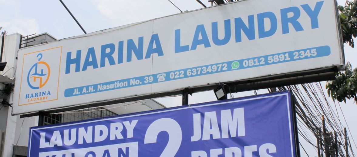 kantor harina laundry, Jl. A.H Nasution No.39, Cigending, Kec. Ujung Berung, Kota Bandung, Jawa Barat 40294