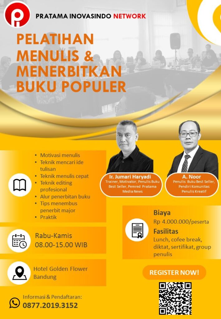 pelatihan menulis dan menerbitkan buku populer 2025 - pratama media news, pelatihan menulis buku 2025, pelatihan menulis buku 2025 bandung, pelatihan menulis buku 2025 jakarta, pelatihan menulis buku 2025 surabaya, pelatihan menulis buku 2025 yogyakarta, pelatihan menulis buku 2025 medan