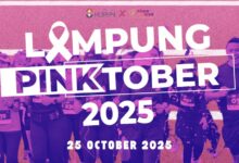 Photo of Lampung Bersatu untuk Pinktober Run 2025 – Event Galang Dana Kanker Payudara Termeriah di Lampung