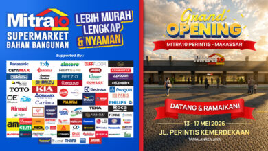 Photo of Grand Opening Mitra10 Perintis Makassar, Promo Besar untuk Elektronik dan Bahan Bangunan